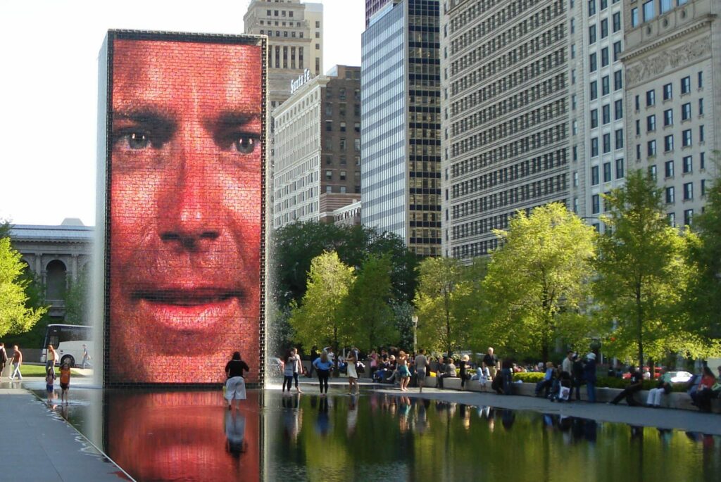 Crown Fountain 3